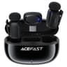 ACEFAST R2 Wireless Lavalier Dual Microphone For iPhone Android USB-C AI Noise Reduction Low Latency Lossless Sound Mics - Black product thumbnail 1