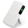 Anker MagGo Power Bank, Qi2 Certified 15W Ultra-Fast MagSafe-Compatible Portable Charger, 10,000mAh Battery Pack with Smart Display & Foldable Stand, For iPhone 16/15/14/13 Only - White product thumbnail 1