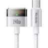 Mcdodo 140W USB-C to Mag-safe 3 Magnetic Charging Cable, 140W Rapid Charging, Mag-safe 3 Charging Cable, Magsafe Charging Cord for Mac Models Compatible with MacBook Air (13/15" M4 Chip), MacBook Pro - White product thumbnail 1