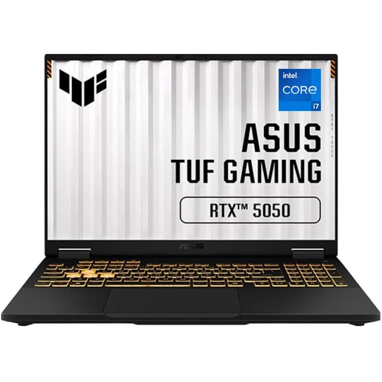 ASUS TUF Gaming F16 (2025) FX608JHR 14Gen Intel Core i7 14650HX 16-Cores w/ Nvidia RTX 5050 8GB DDR7 & IPS 165Hz Display - Gray