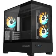 GIGABYTE C201 Panoramic PC Case - Mid Tower, m-ATX, 360mm Radiator Support, 3 Pre-Installed Fans, USB 3.0, Support RGB Fusion, Black product image