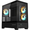 GIGABYTE C201 Panoramic PC Case - Mid Tower, m-ATX, 360mm Radiator Support, 3 Pre-Installed Fans, USB 3.0, Support RGB Fusion, Black product thumbnail 1