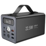 HOCO J138 Power Bank with Ultra Large 60,000mAh Capacity 22.5W PD20W DC12V Multi-function, Dual Type-C Input and Type-C and triple USB-A output, LED digital display of power level, With LED lamp and handle - Black product image