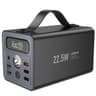 HOCO J138 Power Bank with Ultra Large 60,000mAh Capacity 22.5W PD20W DC12V Multi-function, Dual Type-C Input and Type-C and triple USB-A output, LED digital display of power level, With LED lamp and handle - Black product thumbnail 1