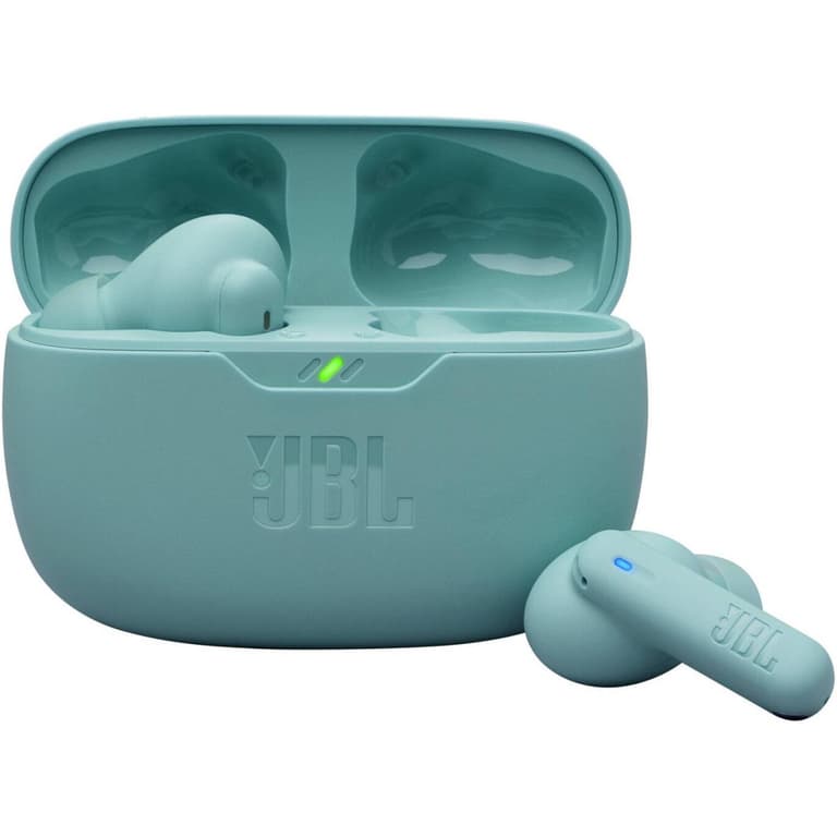 JBL Wave Beam 2 True Wireless Earbuds, 8mm Dynamic Driver, Bluetooth 5.3 Connectivity, Pure Bass Sound, Active Noise Cancelling, Smart Ambient Technology, 40hrs Total Playback - Blue