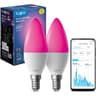 Tapo L430C (2-Pack) Smart WiFi Light Bulb E14, 470 Lumens, 16 Million Colours, Dimmable, Schedule & Timer, Energy Monitoring, Compatible with Alexa, Google Assistant and Samsung SmartThings product thumbnail 1