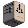 Momax 1-World² 5-Port Mini Universal Travel GaN Charger 70W with Dual AC - Desert Titanium product thumbnail 1