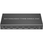 Lenkeng LKV104VW 4K 60Hz 2x2 Videowall Controller Supports 1x1/1x2/1x3/1x4/2x2 splicing modes RS-232 Control 3.5mm Audio Output product image