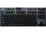 Logitech G915 X Lightspeed TKL Wireless Mechanical Gaming Keyboard, Double-Shot PBT Keycaps, Fully Programmable Keys, RGB Backlit Mac/PC Gaming Keyboards, Aluminum Finish, GL Clicky Switches, Black product thumbnail 2