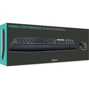Logitech MK850 Performance Wireless Keyboard and Mouse Combo, Bluetooth Smart, 2.4GHz Wireless Connection, 1000 Dpi Sensor, 8 Buttons, English Layout, Black product image