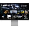Samsung M9 32" (M90SF) Smart AI OLED 4K QD-OLED, 165Hz, 0.03ms, HDR10+, 100% sRGB, Vision AI w/ Metal Slim Design, 4K Camera, USB Type-C, Ergonomics & Adaptive Sound Pro Speakers (Eclipse Silver) product thumbnail 1