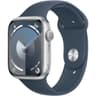 Apple Watch Series 9 [GPS 45mm] Smartwatch with Silver Aluminum Case with Storm Blue Sport Band M/L. Fitness Tracker, Blood Oxygen & ECG Apps, Always-On Retina Display, Water Resistant product thumbnail 1