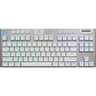 Logitech G915 X Lightspeed TKL Wireless Mechanical Gaming Keyboard, Double-Shot PBT Keycaps, Fully Programmable Keys, RGB Backlit Mac/PC Gaming Keyboards, Aluminum Finish, GL Clicky Switches, White product thumbnail 1