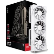XFX Swift AMD Radeon RX 9070 OC Triple Fan Gaming Edition , 16GB GDDR6 256-Bit Memory, 2700 MHz Boost Clock, 4096 Stream Processors, 20 Gbps Memory Speed, PCI Express 5.0 , White product image