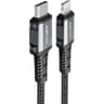 ACEFAST C1-01 - USB-C To Lightning Plug, MFI Certified, Fast Charging And Data Transmittion Cable (PD 30W - 3A - 1.2M), Aluminum Alloy, Compatbile With iPhone 13/12/ 11, iPad, Airpods - Deep Grey product thumbnail 1