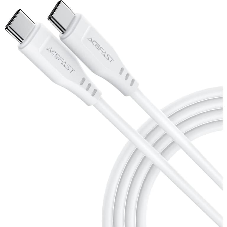 ACEFAST C3-03 USB-C To USB-C TPE Charging Data Cable 1.2M - White