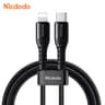 Mcdodo CA-5633 USB-C To Lightning 36W Bending Reinforced, Super-Fast Charging and High-Speed Data Cable 2M – Black product thumbnail 1
