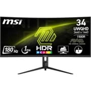 MSI MAG 342CQR E2 34" UWQHD 4K Curved 1500R 180 Hz ,1ms , sRGB 119% HDR Ready AI Vision Less Blue Light AMD FreeSync™ Premium product image