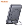 Mcdodo MC-8361 Magnetic Power Bank 5000mAh with Screen Slim Metal Rotating Stand 20W Fast Charging Design for Office/Home Use - Black product thumbnail 1