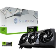 MSI GeForce RTX 5080 SUPRIM SOC Graphics Card, 16GB GDDR7 256-Bit Memory, 2745 MHz Boost Clock, 30 Gbps Memory Clock, 10752 CUDA Cores product image