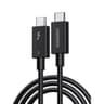 UGREEN 240W 80Gbps Thunderbolt 5 Cable with 120Gbps Bandwidth Boost, Intel Certified USB C Cable, 16K/8K@60Hz Compatible with Thunderbolt 4, USB4, iPhone 17 Pro Max, MacBook Pro, Dell XPS, Hub, 1M - Black product thumbnail 1