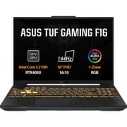 ASUS TUF F16 (2025) FX607VU Intel Core 5 210H 8-Cores w/ Nvidia RTX 4050 6GB DDR6 & 16" IPS 144Hz Display - Black product image