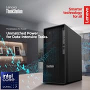 Lenovo ThinkStation P2 Tower Workstation Gen 2 (2025) NEW Intel® Ultra 7 Gen II 265K 20-Cores AI-Optimized Performance , ISV Certified , Secure, Durable & Reliable w/ Upgradable Graphic Card & 3 Years Warranty - Black product image