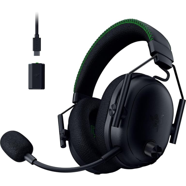 Razer BlackShark V3 Pro Wireless ANC Gaming Headset for Xbox: Full Band Mic - 50mm Drivers - 2.4 GHz, Bluetooth, USB, 3.5mm - Works with PC, Mac, PS5, Nintendo Switch - Long Battery Life - Black