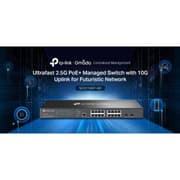 TP-Link Omada SG3218XP-M2 | 16 Port Multi-Gig 2.5G PoE Switch, 2x10GE SFP+ Port, 8 PoE+ Port@240W | L2+ Smart Managed | Support Omada SDN | Static Routing, IGMP Snooping, Abundant Security Features product image