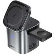 ACEFAST Z9 80W 6-in-1 GaN Desktop Charging Station Multi-Function Fast Charger Adapter Built-In USB-C Cable, EU Plug product image