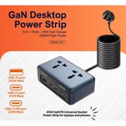 LDNIO SC1 45W PD Adapter 2500w Universal Socket Power Strip 45W High Power, Fast Charge For Tablets & phones which support PD3.0 and QC3.0 product image