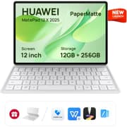 Huawei MatePad 12x NEW (2025) 12" Android WIFI Tablet (256GB Storage / 12GB Memory) w/ 2.8k IPS 144 Hz Eye-Soothing PaperMatte Display & HUGE Battery + Free Huawei Kayboard + Huawei Pro M-Pen + Huawei Mouse product image