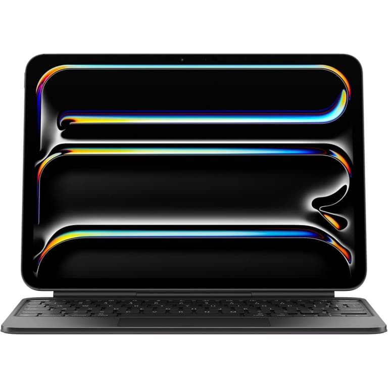 Apple Magic Keyboard for iPad Pro 11" M4, Backlit Keys, Multi-Gesture Touchpad, Scissor Switch Mechanisms, Machined Aluminum Hinge, Foldable Case Design, English Keyboard, Black
