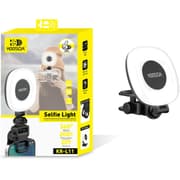 KOOSDA KR-L11 Rechargeable LED Selfie Fill Light | Clip-On Phone Light 9 Brightness Levels & 3 Color Modes. Perfect for Phones, Video Calls, Vlogging & Streaming. product image