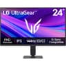 LG 24G411A Ultragear 24" Full HD IPS Gaming Monitor, 144Hz (O/C), 1ms MBR, NVIDIA G-Sync Compatible, AMD FreeSync, HDR10, HDMI, DisplayPort, Slim Stand, Black product thumbnail 1
