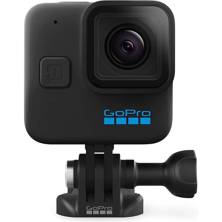 GoPro HERO11 Black Mini - Compact Waterproof Action Camera with 5.3K60 Ultra HD Video, 24.7MP Frame Grabs, 1/1.9" Image Sensor, Live Streaming, Stabilization