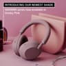 Sony XM5 Wireless Noise Canceling Bluetooth Headphone, Magnificent Sound, 30 Hour Battery Life, 32.81 ft Effective Range, 2.4 GHz Band Frequency, Detachable Cord, Closed Dynamic - Smoky Pink product thumbnail 1