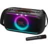 JBL PartyBox On-The-Go 2 Portable Party Speaker, Bluetooth 5.4 Auracast Multi-Speaker Pairing, 2 Wireless Mics Karaoke Echo Smart Key Change, 15Hr Battery USB-C Fast Charge, Black product thumbnail 1
