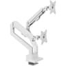 Arozzi Alzare Neo Duo Gas Spring Dual Monitor Arm Support up to 9KG 360° Screen Rotation Adjustable Height & Full Motion - White product thumbnail 1