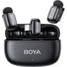 BOYA mini 2-02 (Type-C) Wireless Lavalier Microphones for iPhone 15/16/17 & Android, AI Noise Cancellation, App Control, 30H Battery Life with Charging Case, Lapel Microphone Wireless for Video Recording Vlogging , Black product thumbnail 1