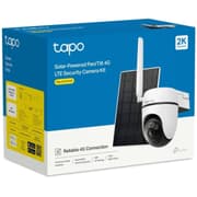 Tp-Link Tapo C615G KIT Solar-Powered Pan/Tilt 4G LTE Outdoor Security Camera, No Wi-Fi Needed, Superior 2K 3MP Visuals, 360° AI Tracking, No Monthly Fee, AI Detection, Color Night Vision, Secure Local & Cloud Storage product image
