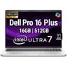 Dell Pro 16 Plus PB16250 (2025) AI Capable PC NEW Intel® Ultra 7 Gen II 266V vPro 8-Cores Elegant & Durable Aluminum Design w/ 3 Years Wrranty , Platinum Silver product thumbnail 1