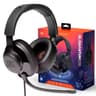 JBL Quantum 200 - Wired over-ear gaming headset with Voice focus directional flip-up mic and memory foam ear cushions (Black) product thumbnail 1