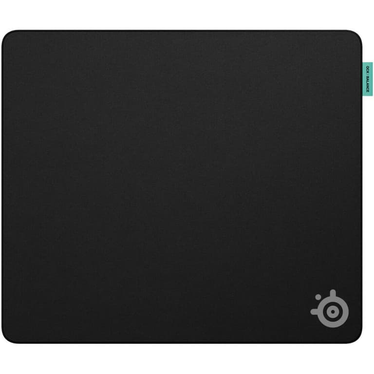 SteelSeries QcK Performance - Balance Mouse Pad, Low-Profile Stitched Edges, Non-Slip Neoprene Rubber Base, High-Grade Neoprene Foam, Large Size (490mm x 420mm x 3.5mm), Black