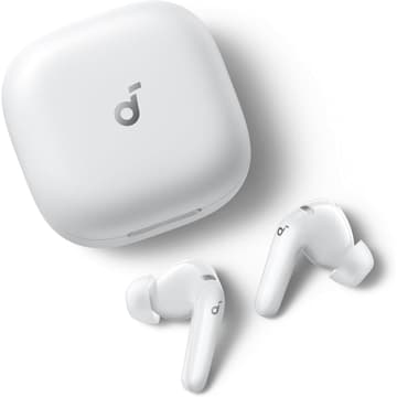Anker Soundcore R60I NC, Real-Time Adaptive Noise Cancelling, Hi-Res Sound, Translation Earbuds, 50H Playtime, Wireless Earbuds, Bluetooth Earphones, Spatial Audio, Fast Charging, IP55 , White