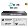 TP-Link TL-SG3428X | Jetstream 24 Port Gigabit Switch, 4 x 10GE SFP+ Slots | L2+ Smart Managed | Omada SDN Integrated | IPv6 | Static Routing | Support QoS, IGMP & LAG product thumbnail 1