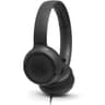 JBL Tune 500 Wired On-Ear Headphones, Deep JBL Pure Bass Sound, 32 mm Drivers, 1-Button Remote/Mic, Foldable Design, Hands-Free Calling, Tangle-Free Flat Cable, Voice Assistant - Black product thumbnail 1