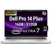 Dell Pro 14 Plus PB14250 (2025) AI Capable PC NEW Intel® Ultra 7 Gen II 265U vPro 12-Cores Elegant & Durable Aluminum Design w/ 3 Years Wrranty , Platinum Silver product image