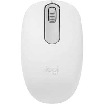 Logitech M196 Bluetooth Wireless Compact & Portable 12-Month Battery Smooth Tracking Compatible with PC & Mac, Windows and macOS - Off White