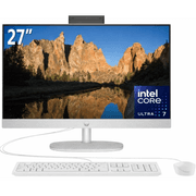 HP All-in-One 27-cr1005ne PC (2024) NEW Intel Core Ultra 7 12-Cores w/ 27" IPS Full HD 99% sRGB NONE Touch Display & DDR5 Memory - White product image